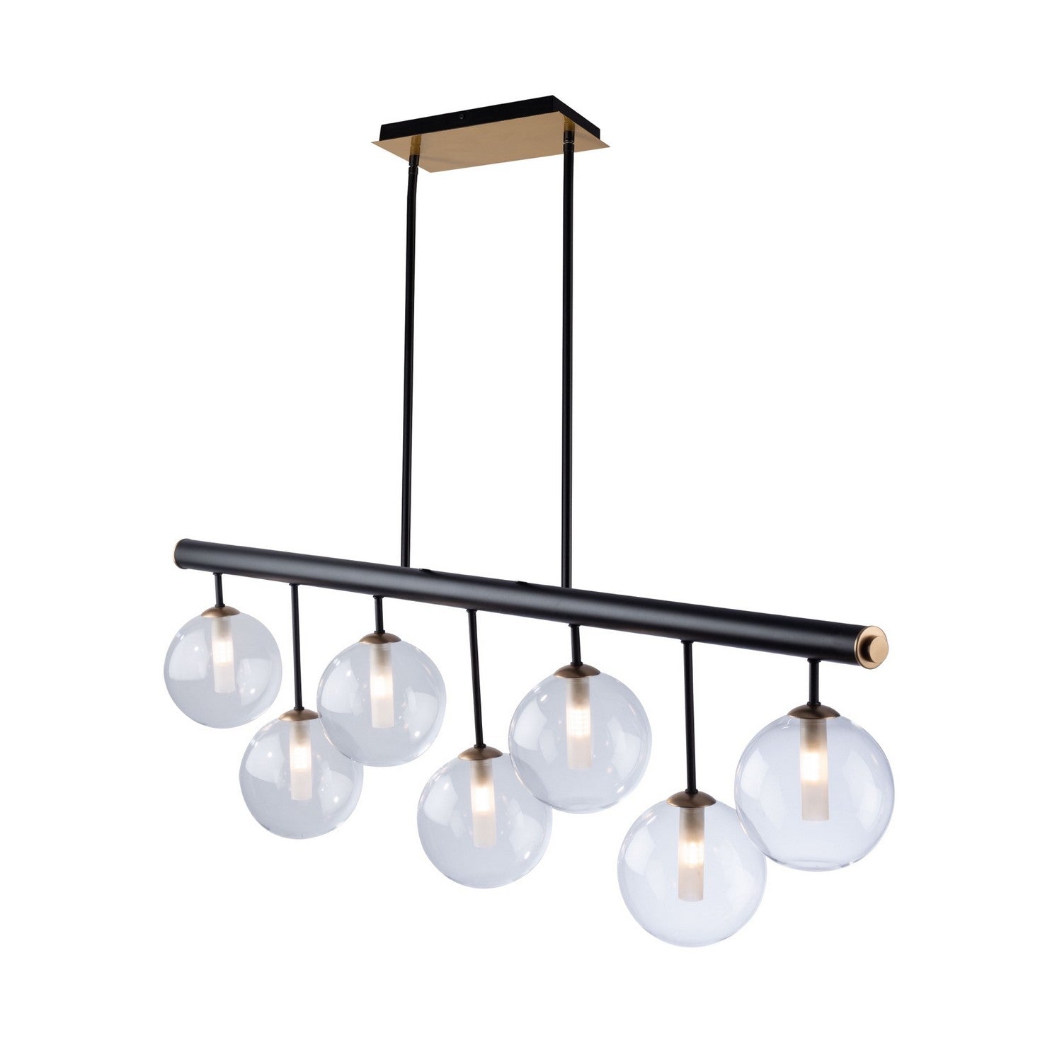 Suspension d'îlot 7 lumières | Aurelia