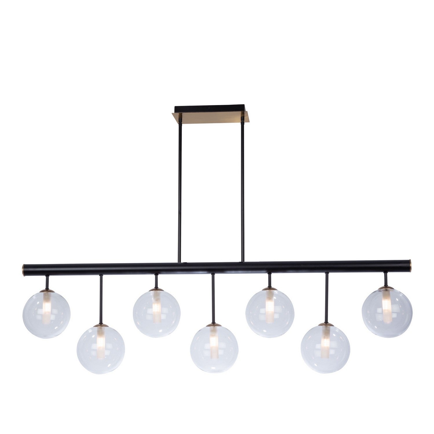 Suspension d'îlot 7 lumières | Aurelia