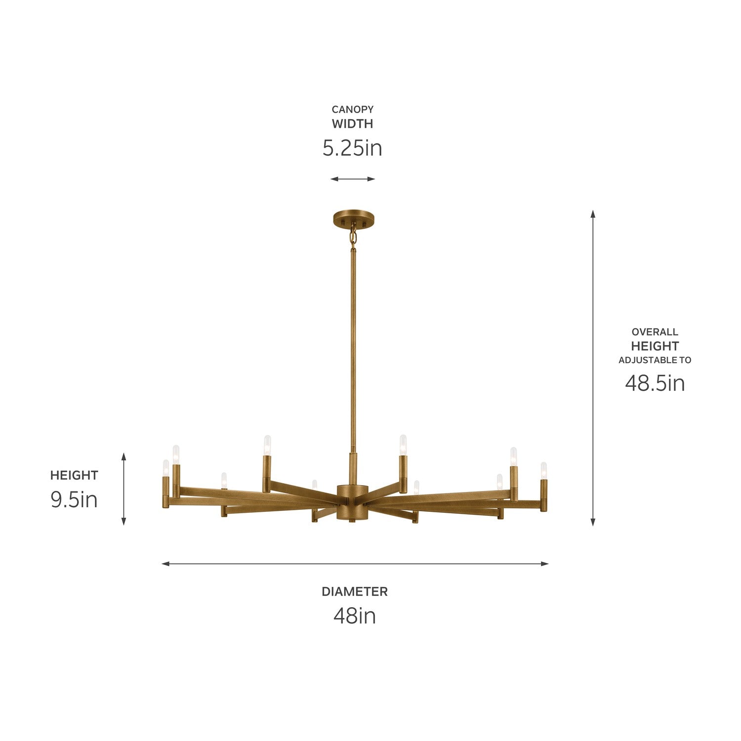 Lustre 10 lumières | Erzo