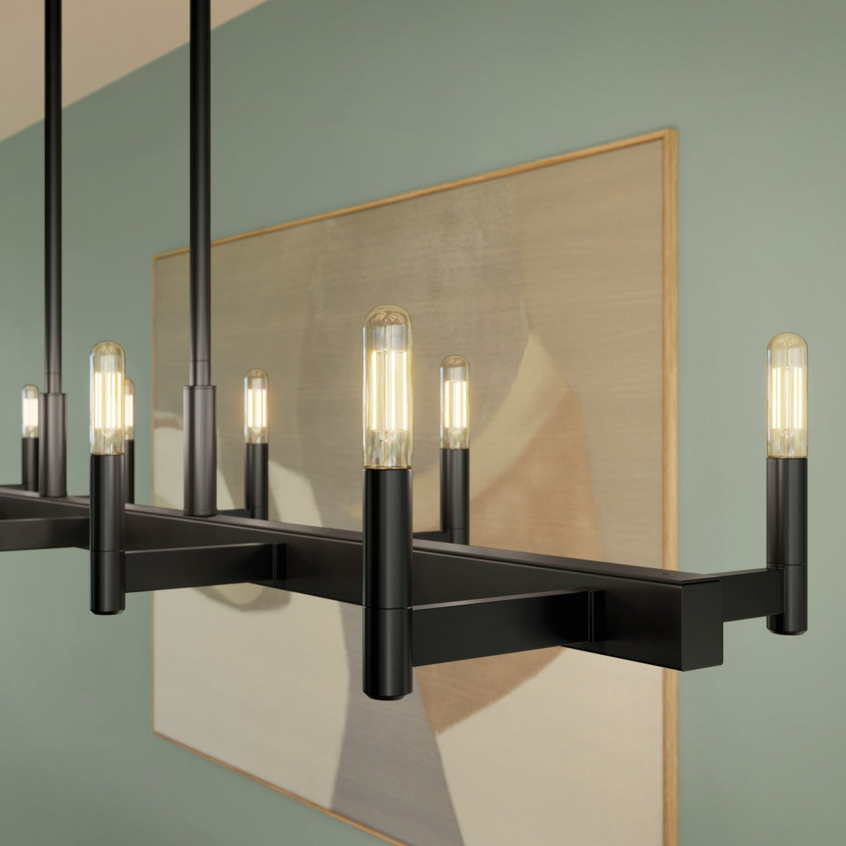 Lustre linéaire 10 lumières | Erzo