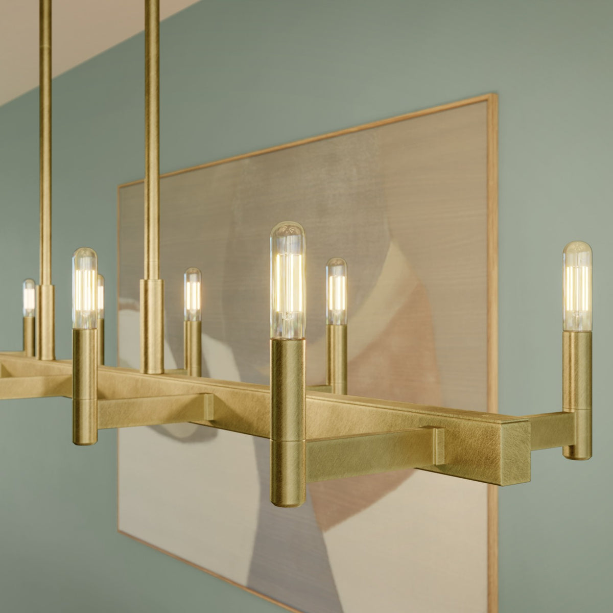 Lustre linéaire 10 lumières | Erzo