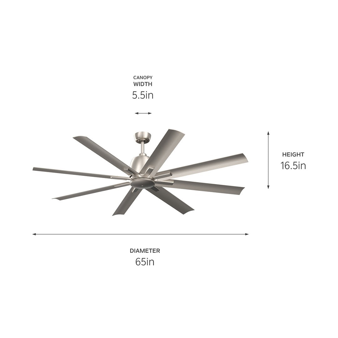 Ventilateur de plafond 65 po | Breda