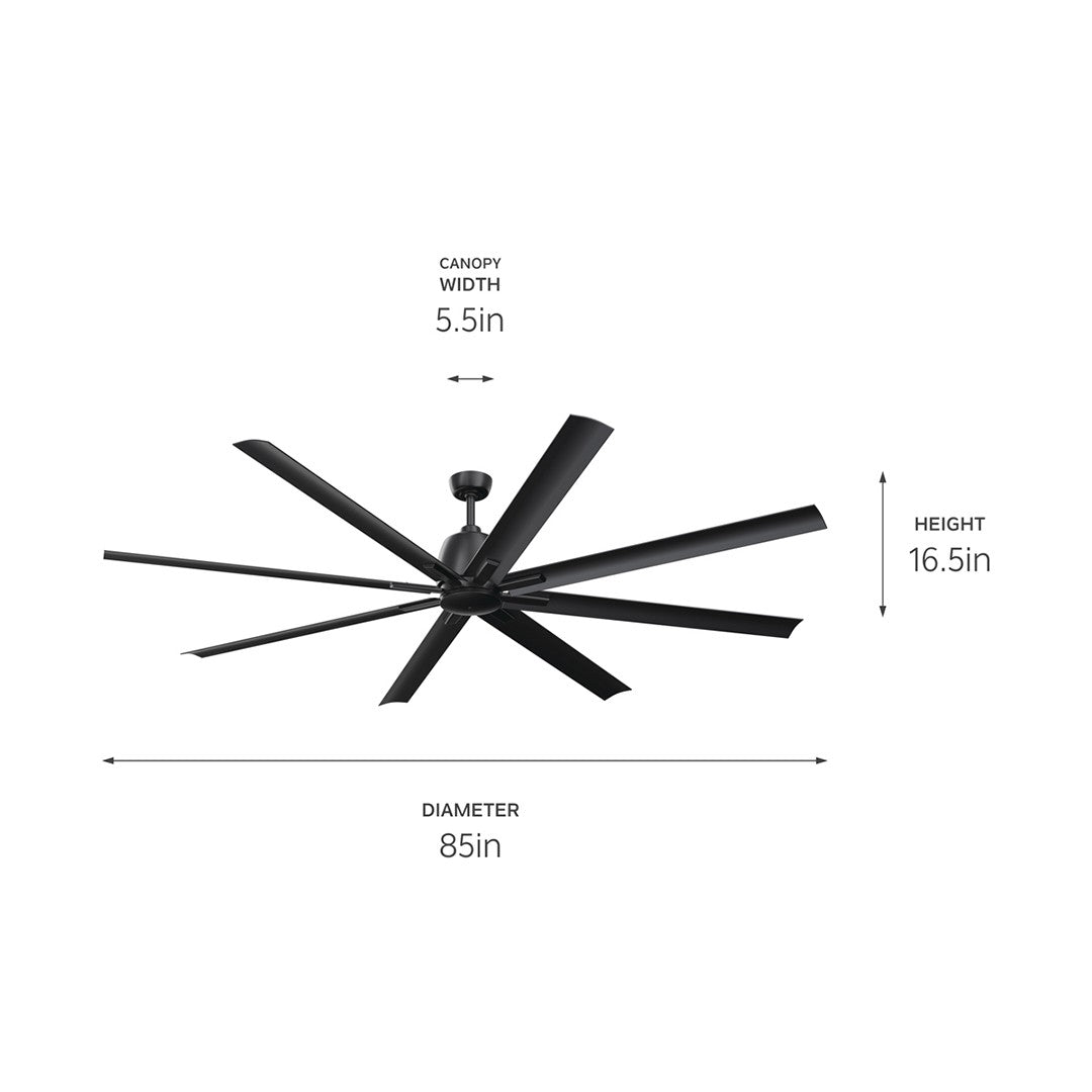 Ventilateur de plafond 84 po | Breda