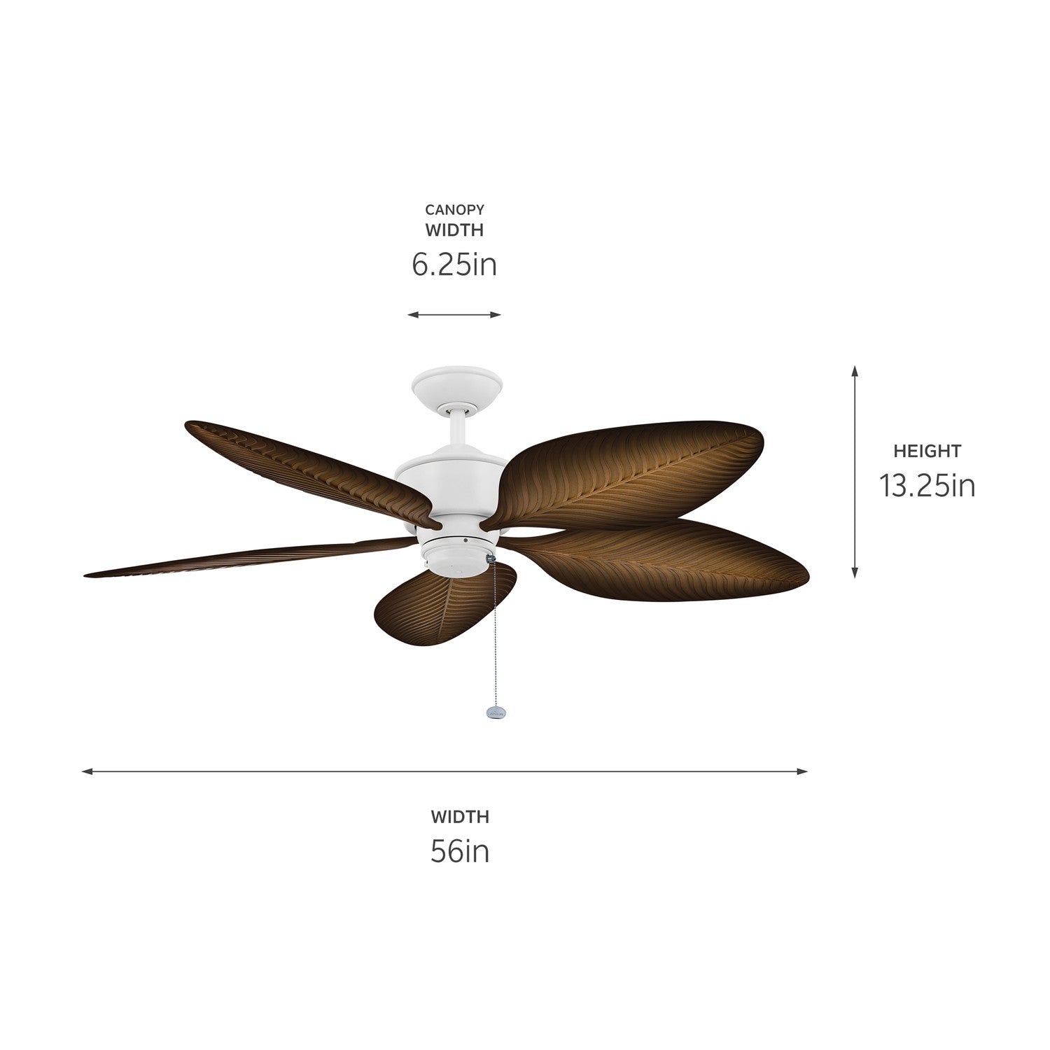 Ventilateur de plafond 56 po | Nani