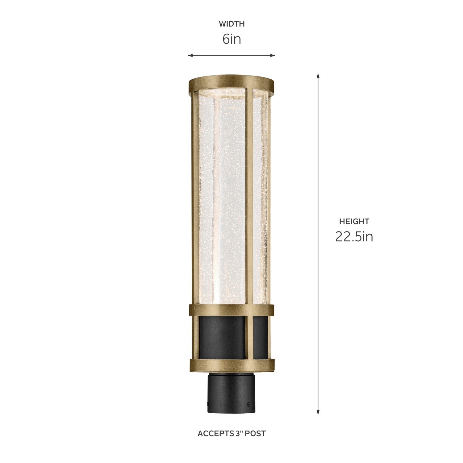 Lampadaire extérieur DEL | Camillo