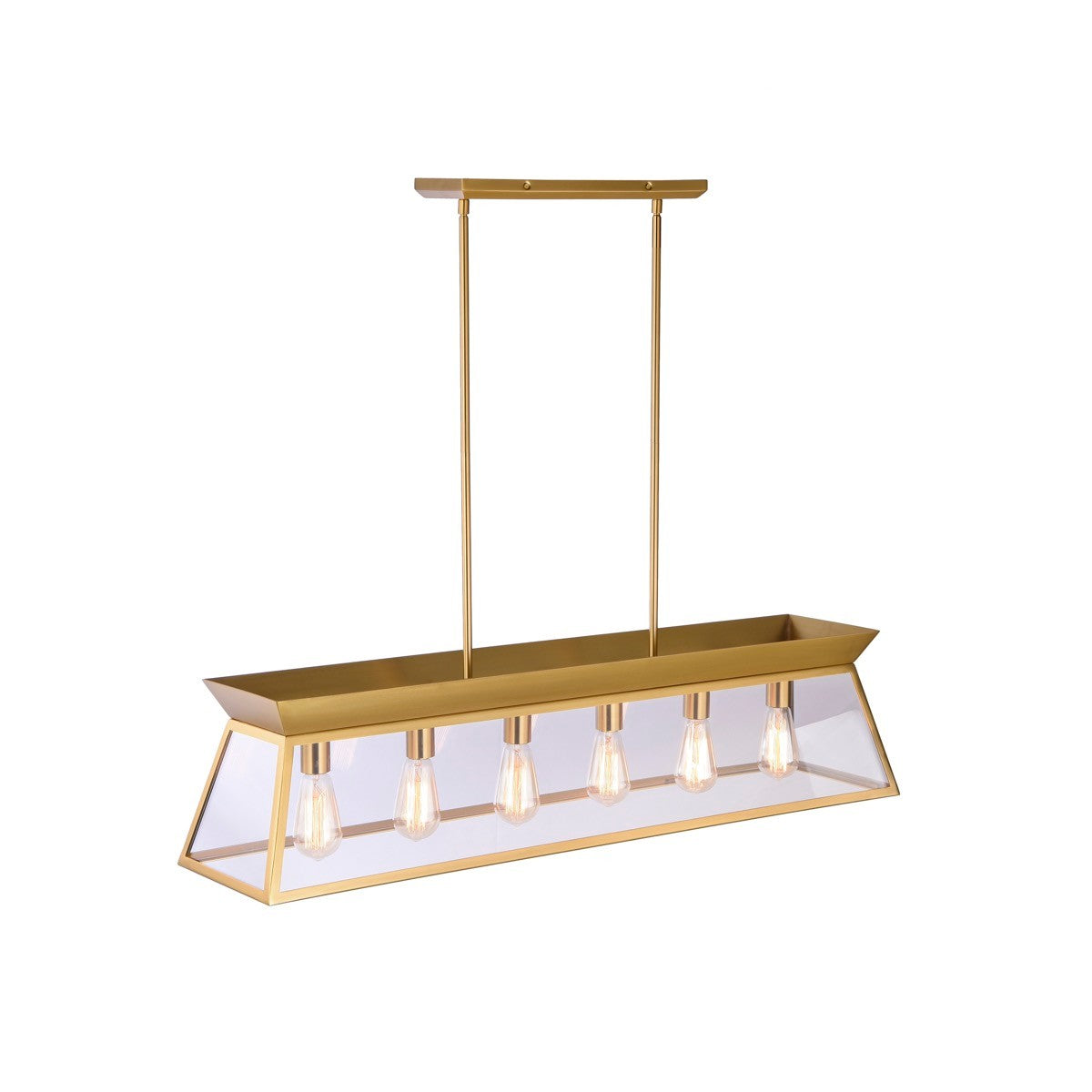 Lustre d'îlot 6 lumières | Lucian