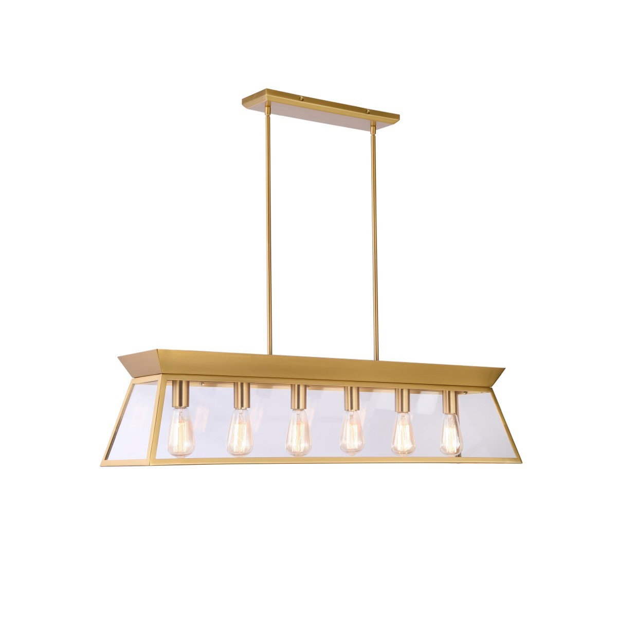 Lustre d'îlot 6 lumières | Lucian