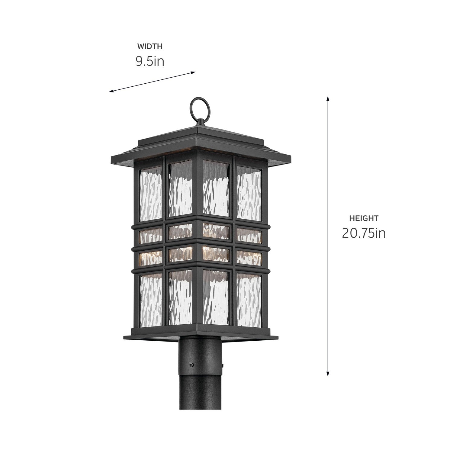 Lampadaire extérieur 1 lumière | Beacon Square