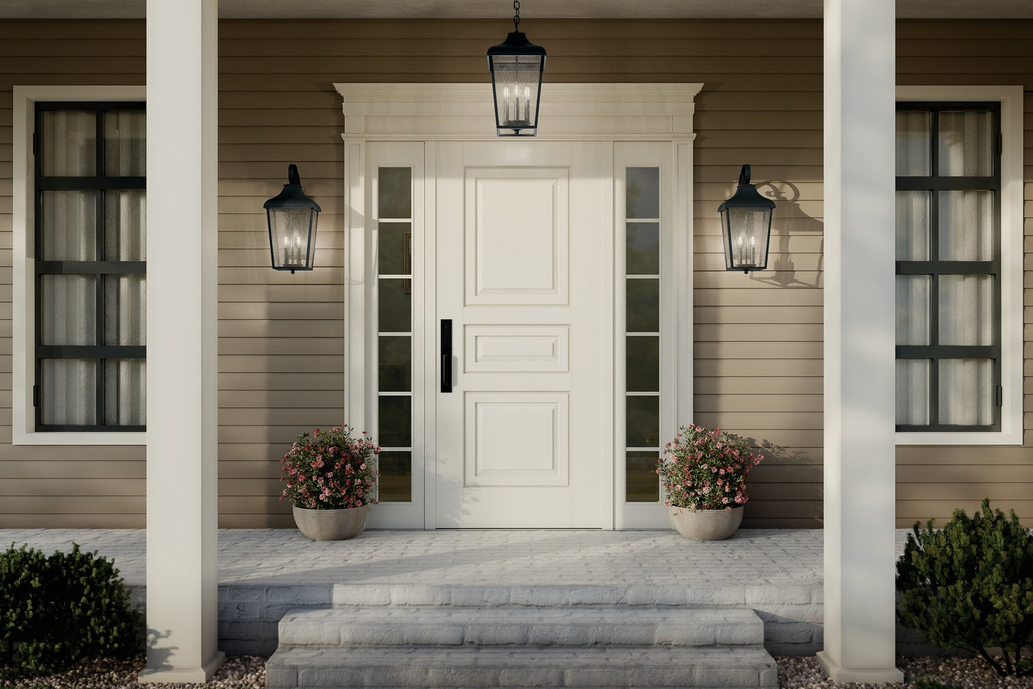 Applique murale extérieure 2 lumières | Forestdale