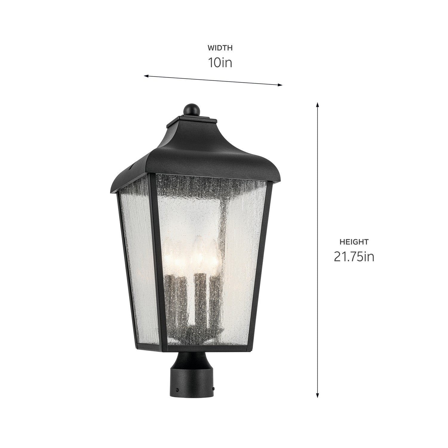 Lampadaire extérieur 4 lumières | Forestdale