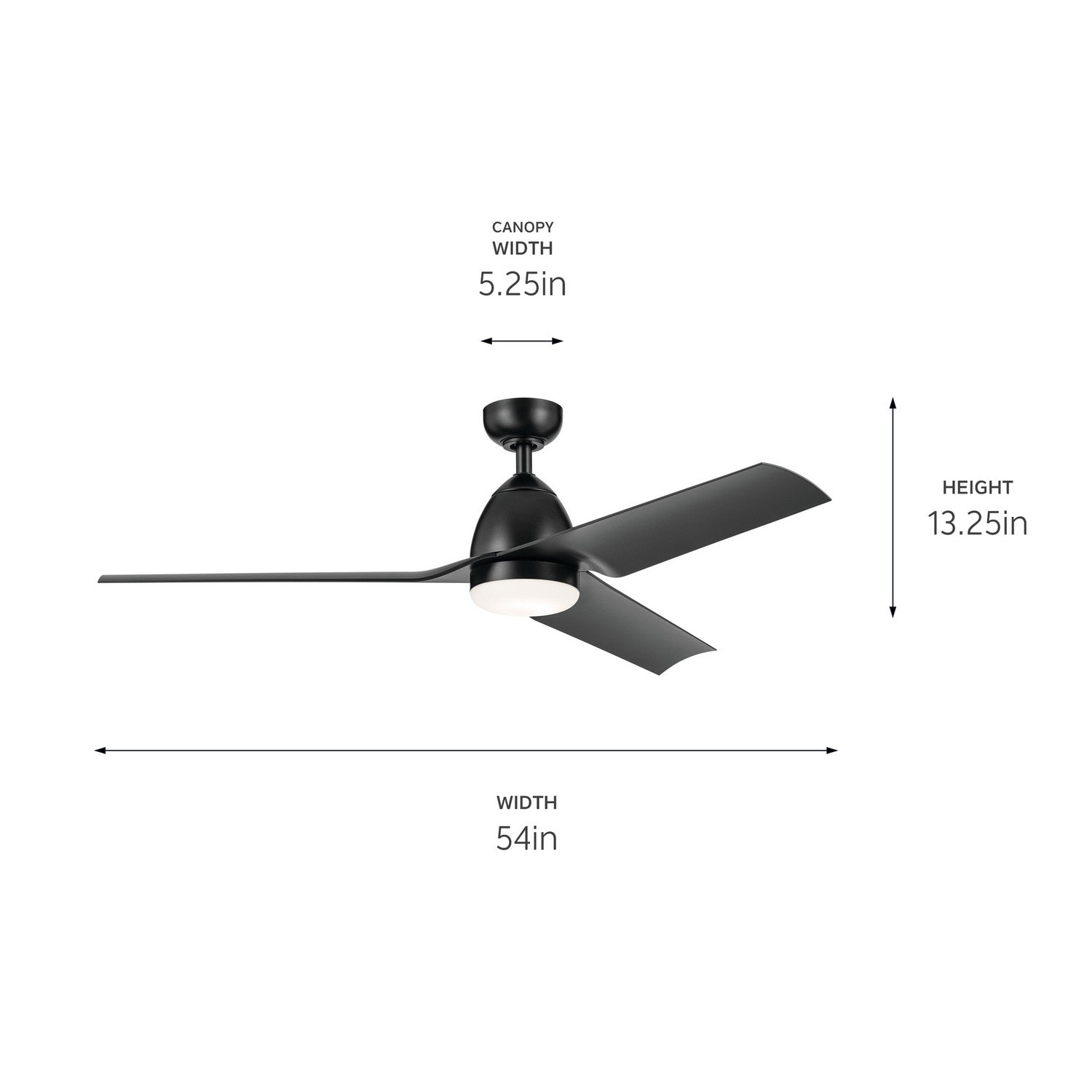 Ventilateur de plafond 54 po | Fit