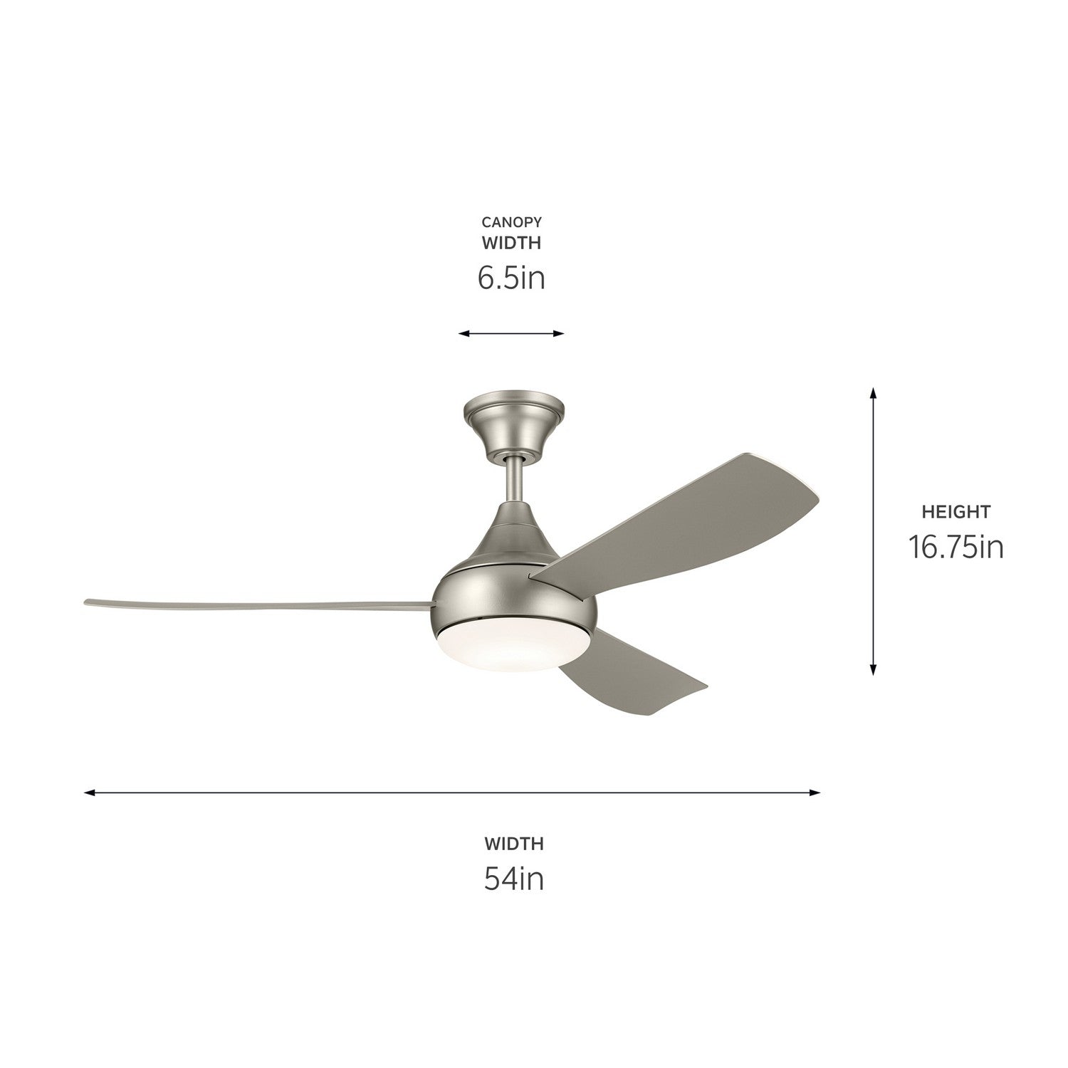 Ventilateur de plafond 54 po | Ample