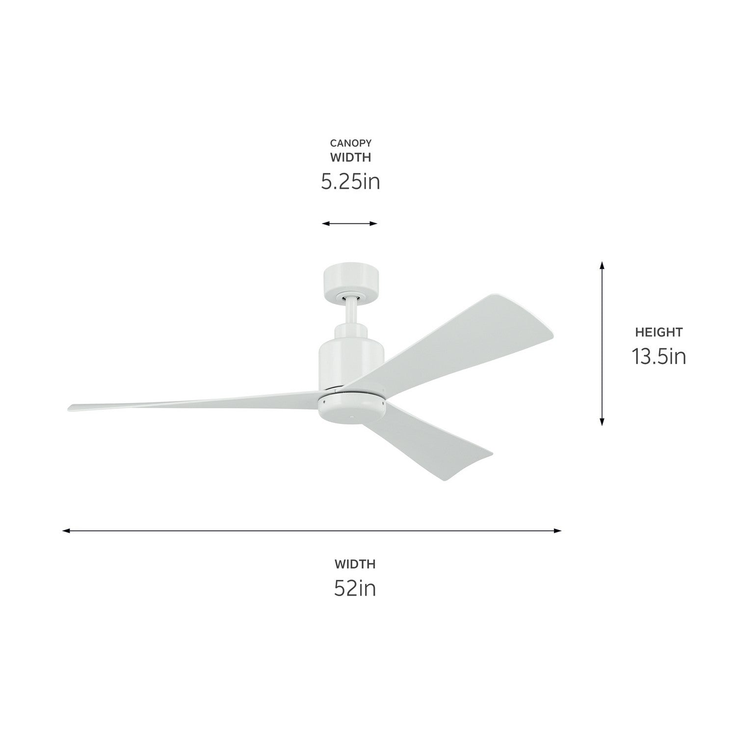 Ventilateur de plafond 52 po | TRUE