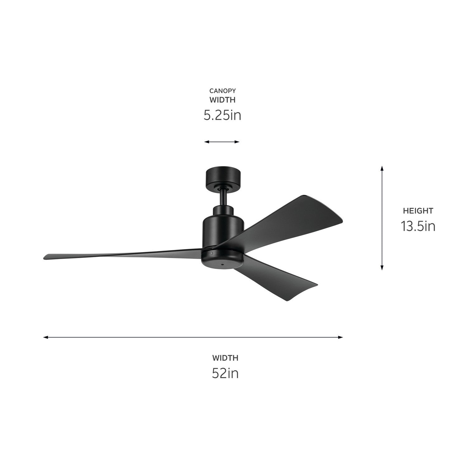 Ventilateur de plafond 52 po | TRUE