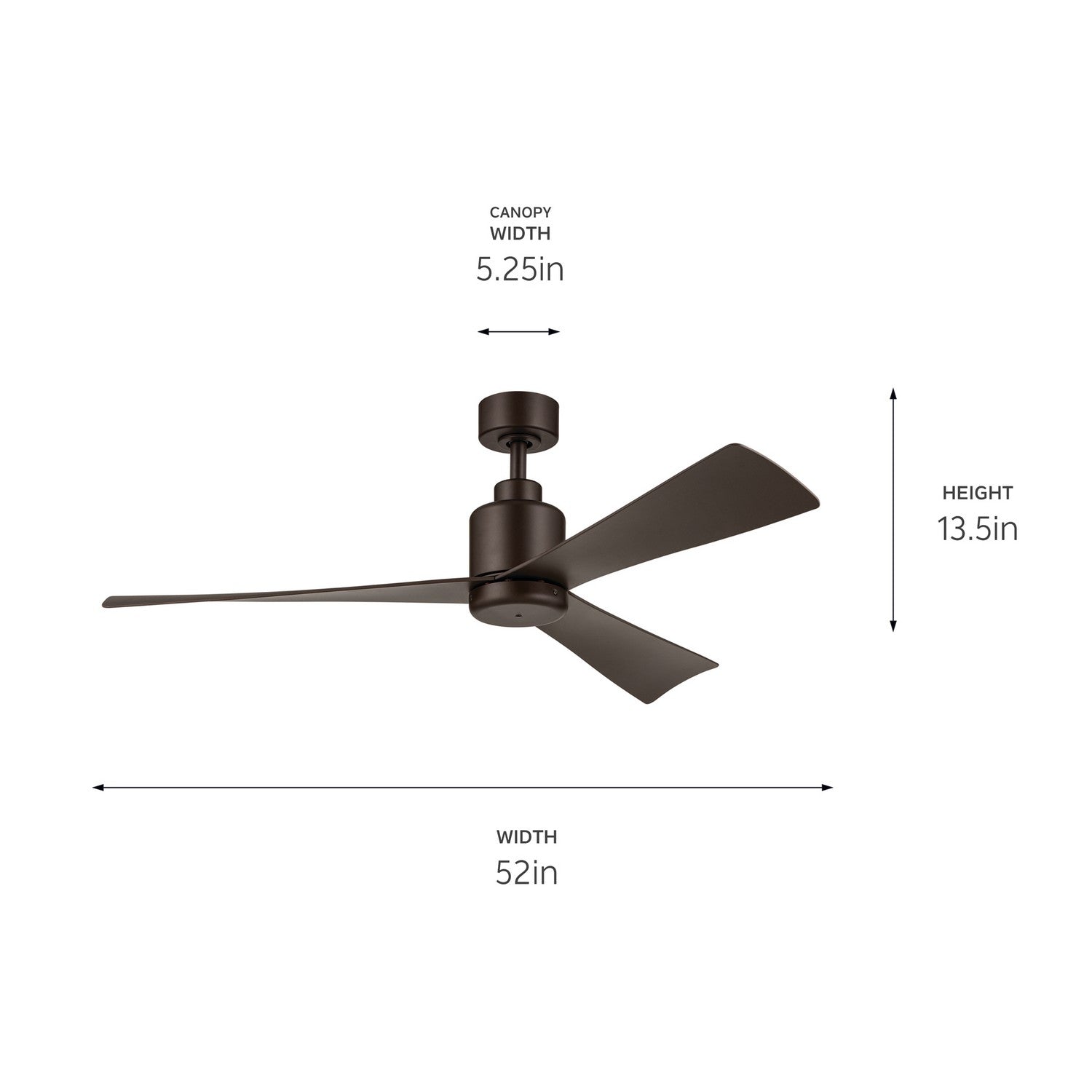 Ventilateur de plafond 52 po | TRUE