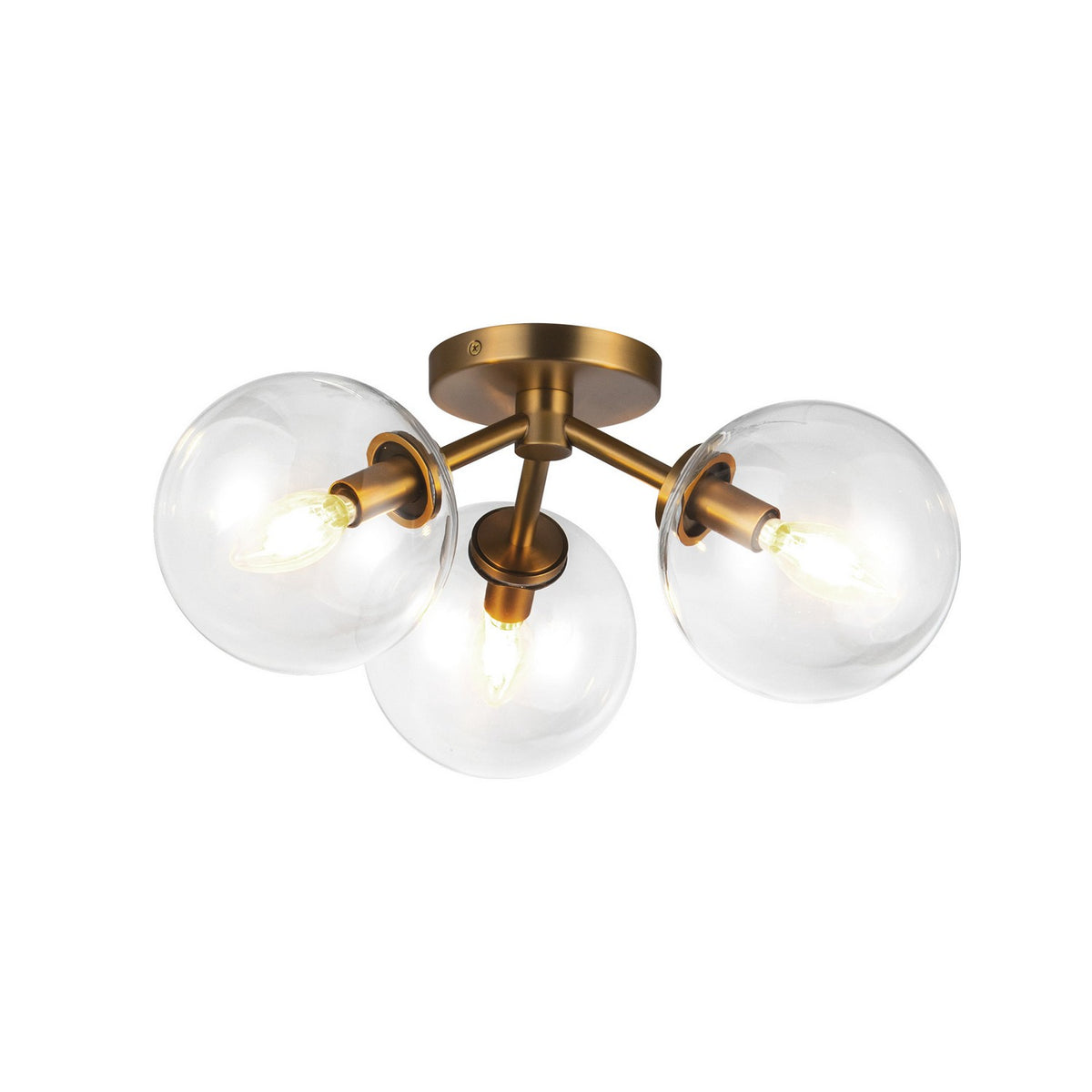 Semi-plafonnier 3 lumières | Cassia