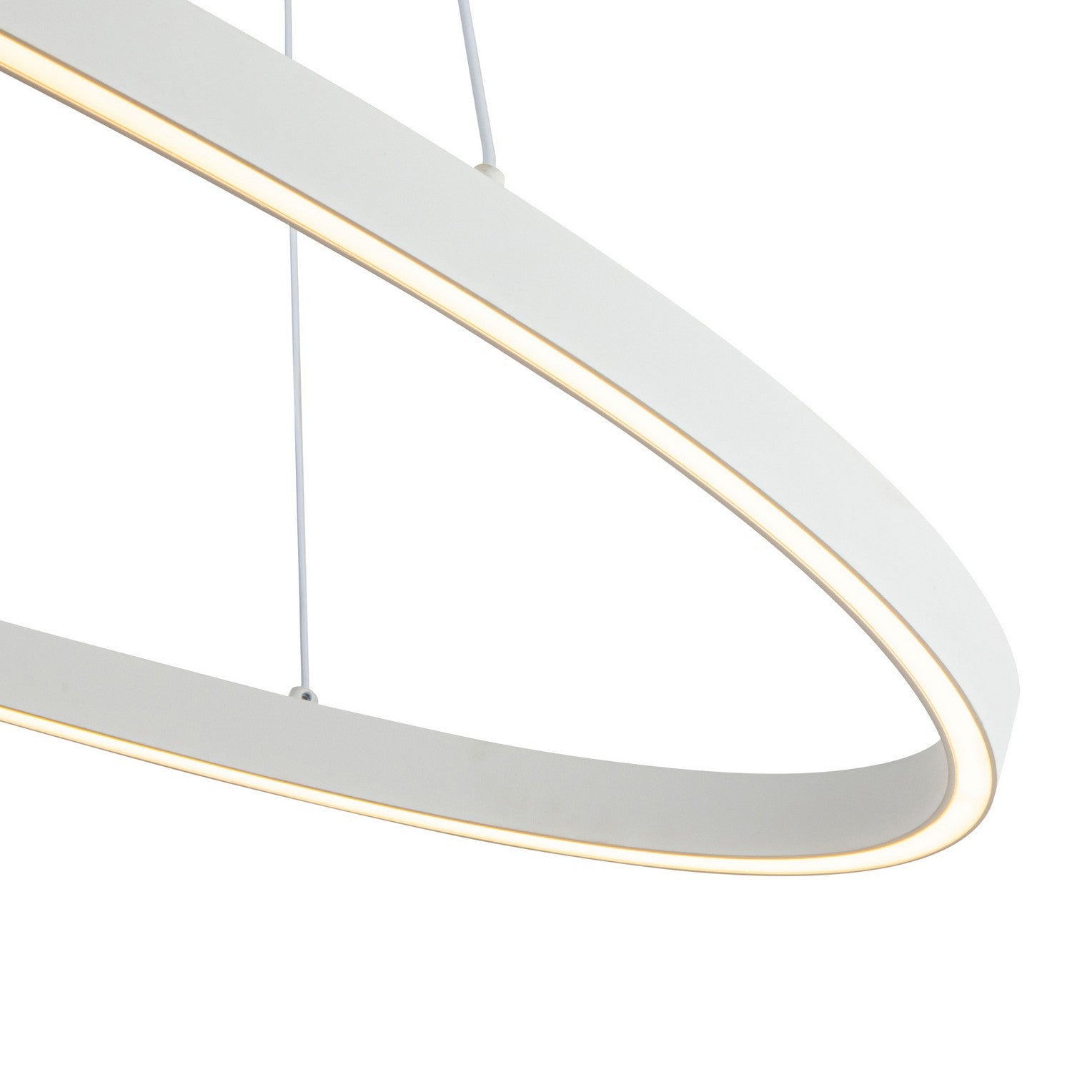 Suspension linéaire DEL | Ovale