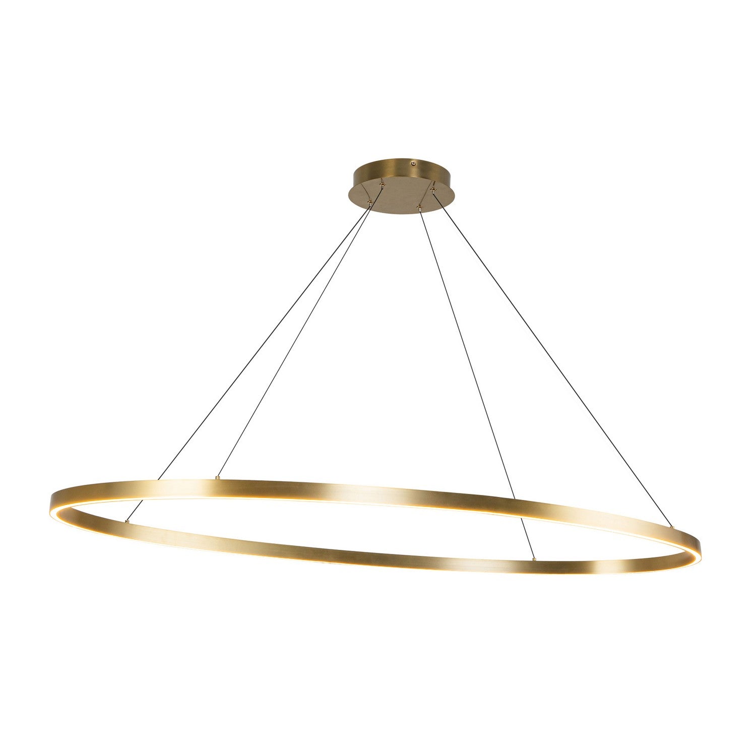 Suspension linéaire DEL | Ovale