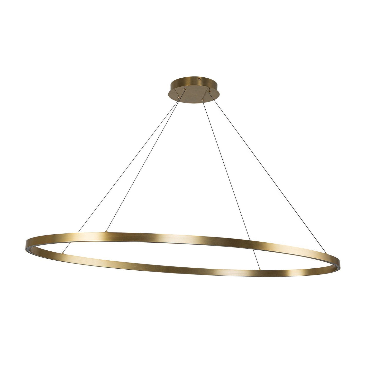 Suspension linéaire DEL | Ovale