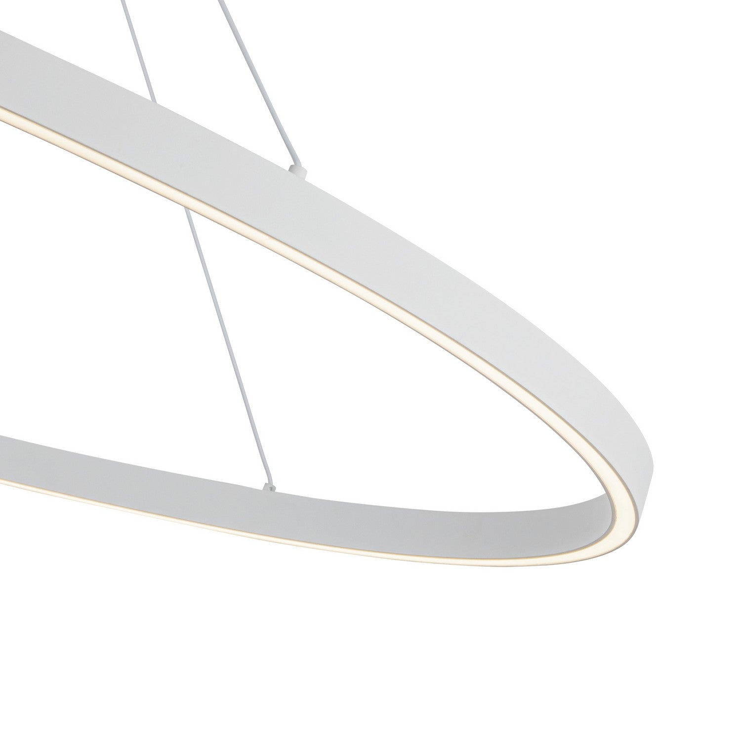 Suspension linéaire DEL | Ovale