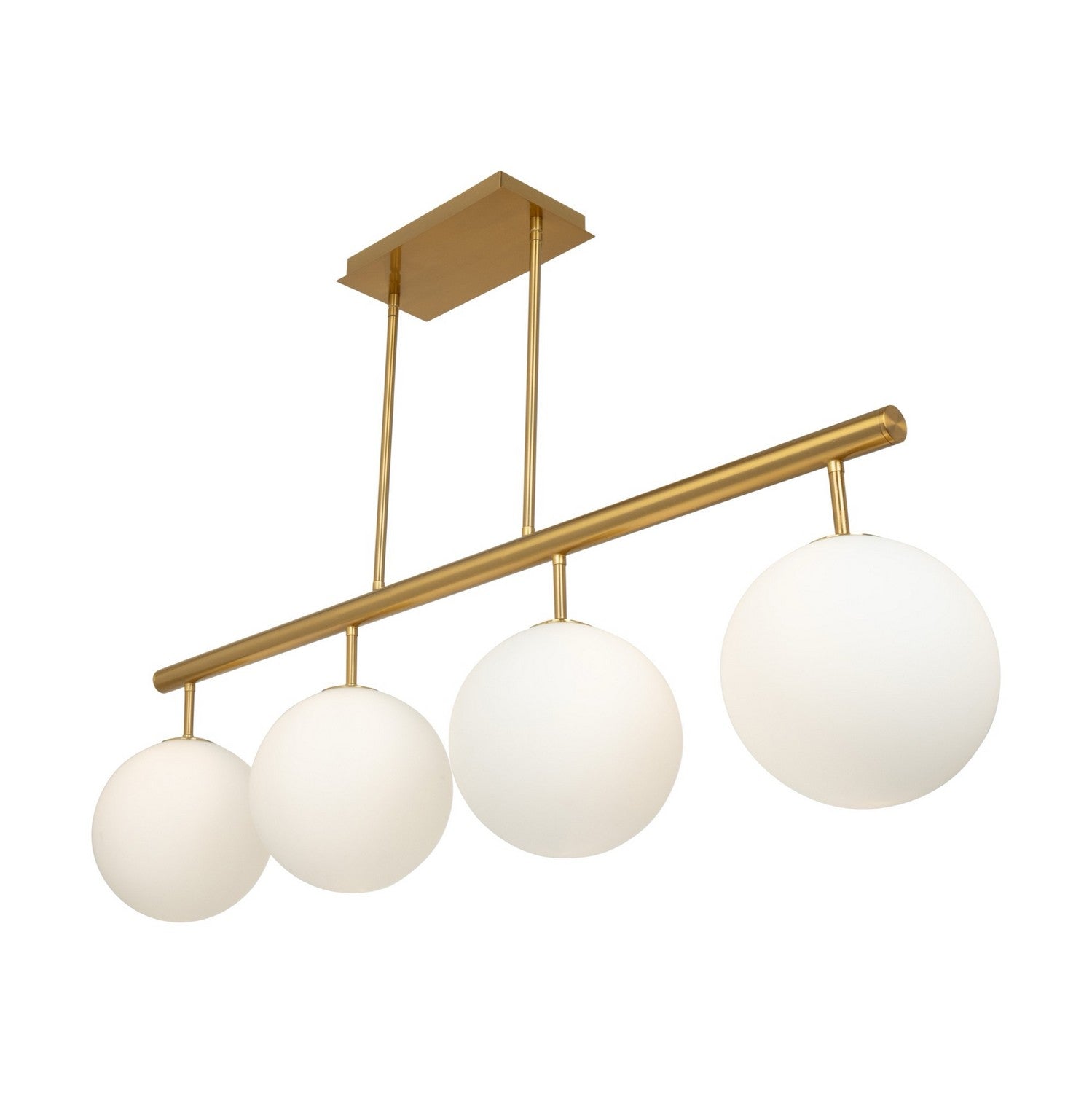 Suspension d'îlot 4 lumières | Aurelia