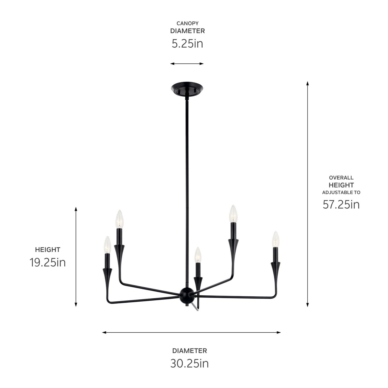 Lustre 5 lumières | Alvaro
