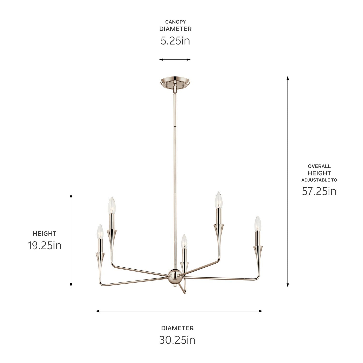 Lustre 5 lumières | Alvaro