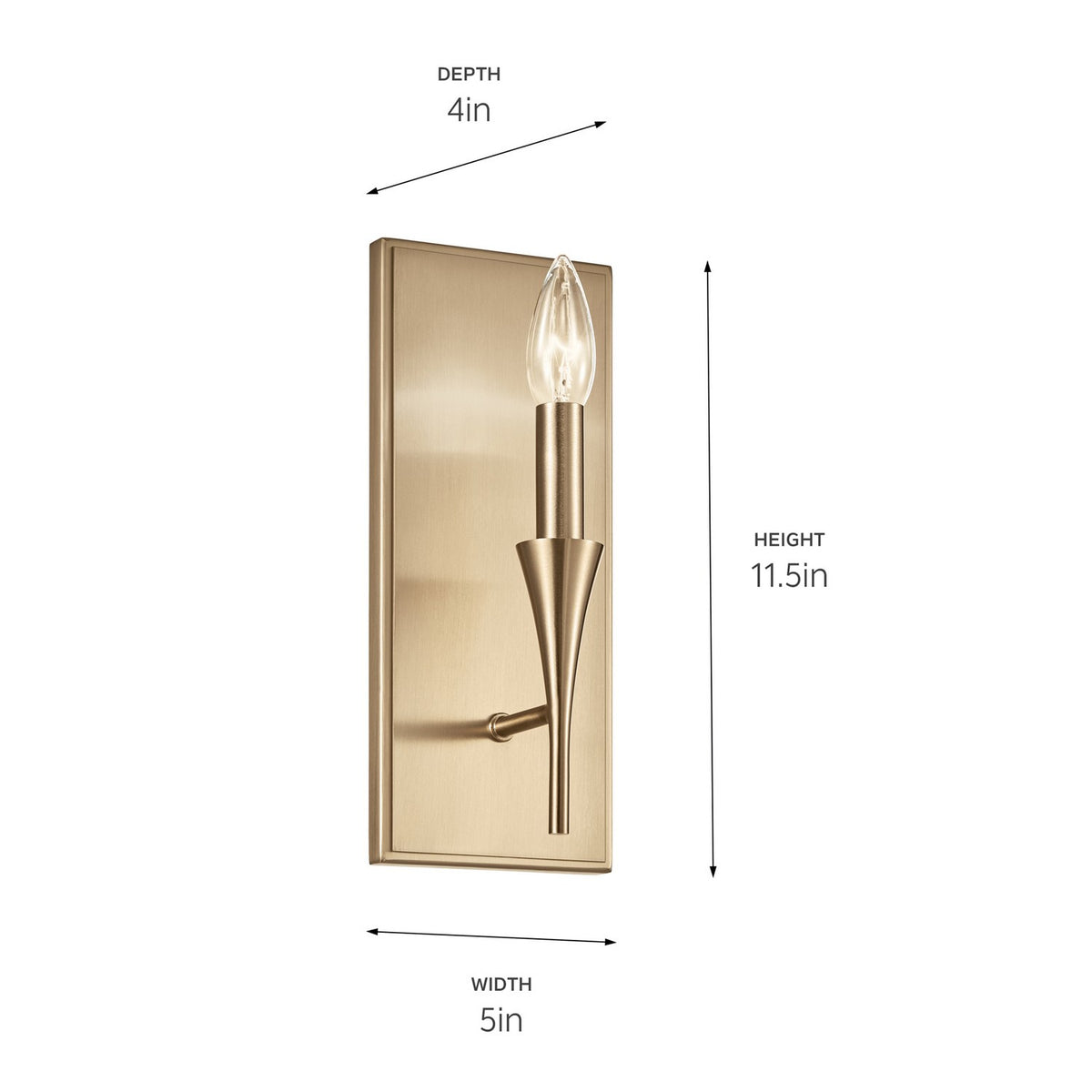 Applique murale 1 lumière | Alvaro