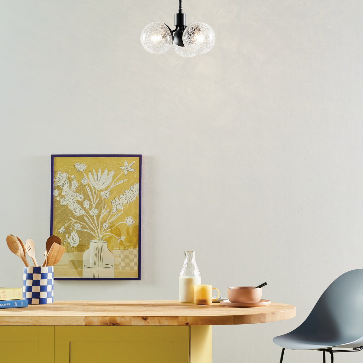 Lustre ou semi-plafonnier 3 lumières | Silvarious