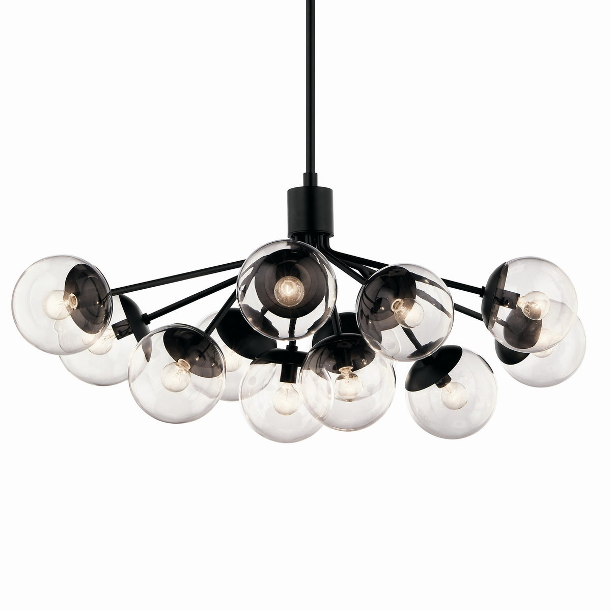 Lustre linéaire convertible 12 lumières | Silvarious