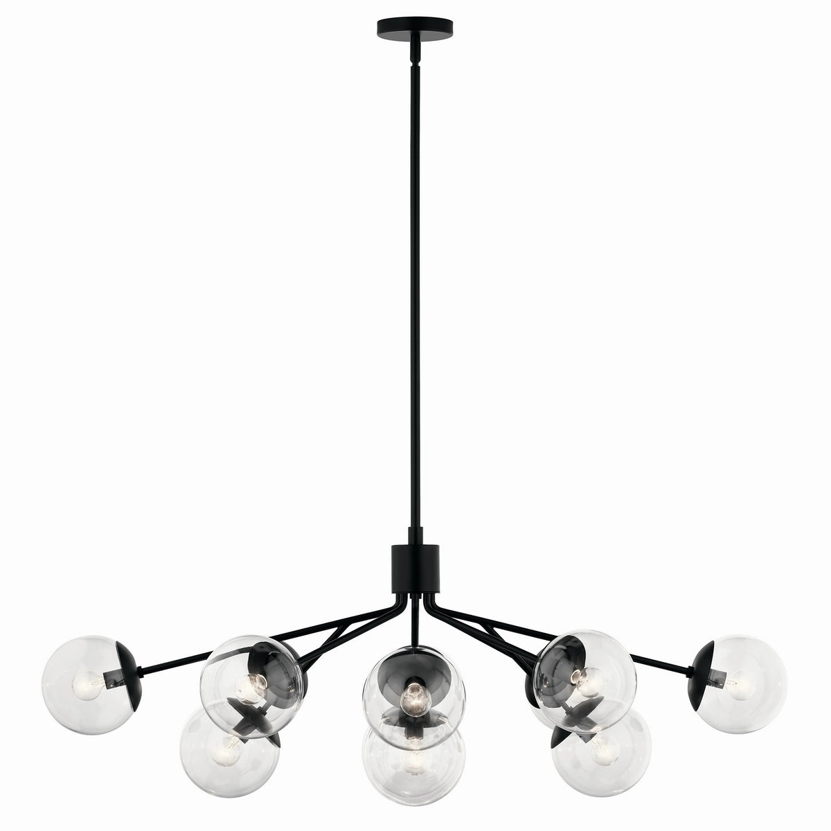 Lustre linéaire convertible 12 lumières | Silvarious