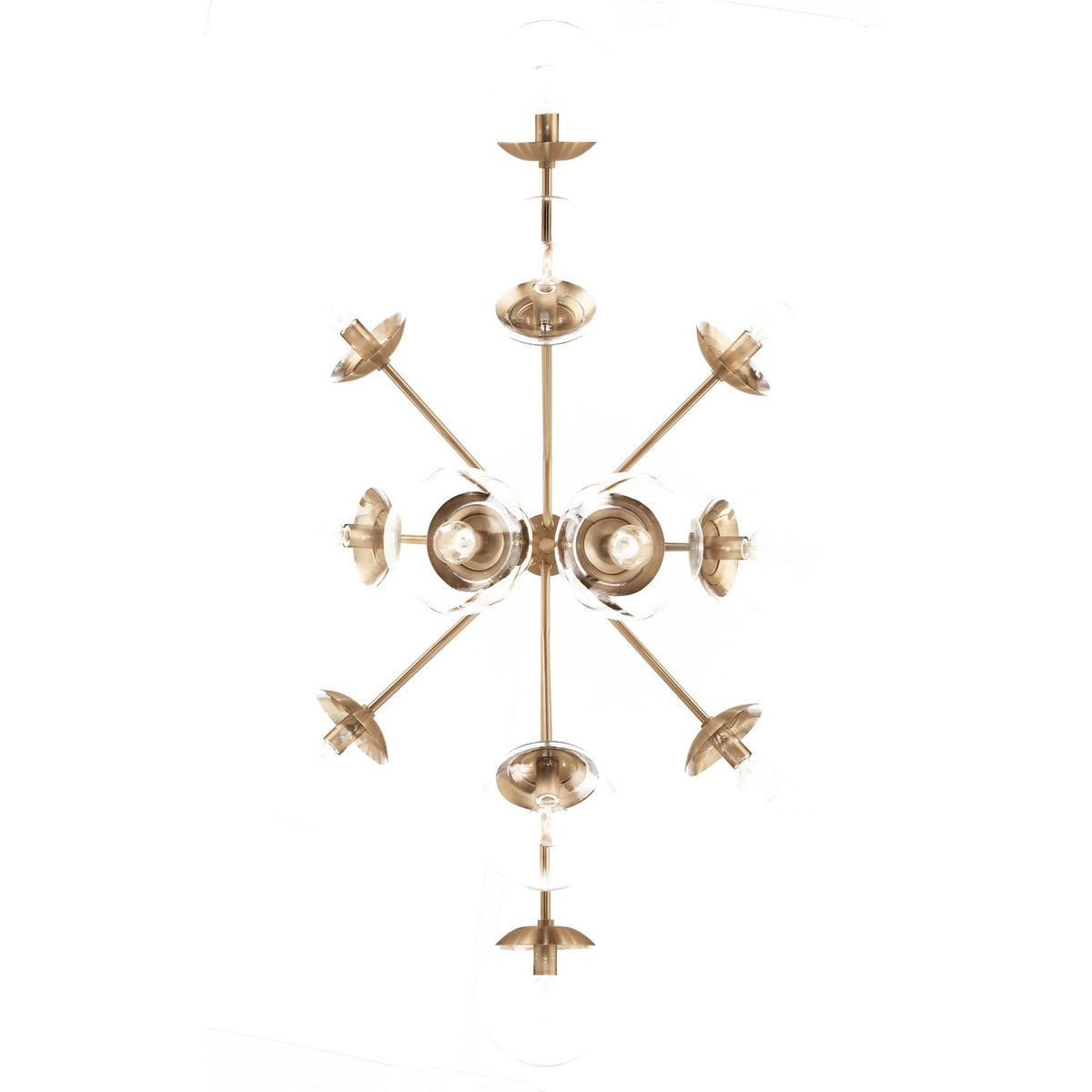 Lustre linéaire convertible 12 lumières | Silvarious