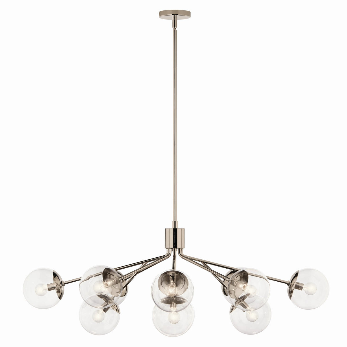 Lustre linéaire convertible 12 lumières | Silvarious