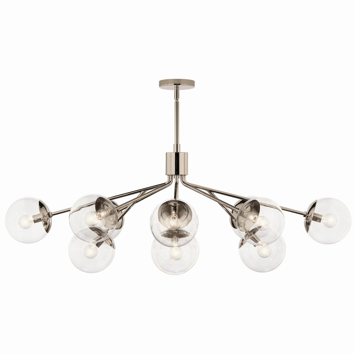 Lustre linéaire convertible 12 lumières | Silvarious