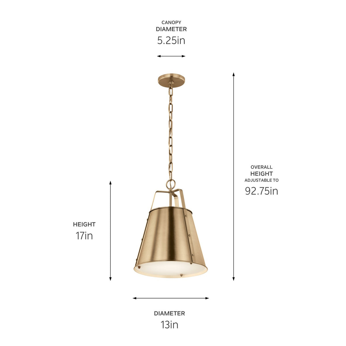 Suspension 1 lumière | Etcher