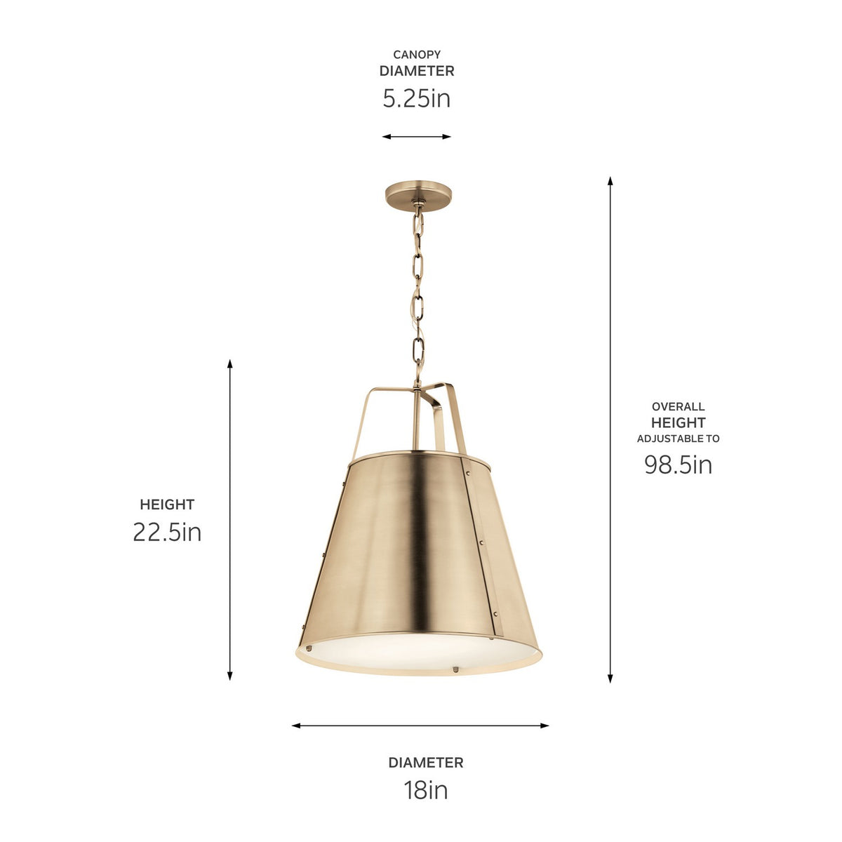 Suspension 2 lumières | Etcher