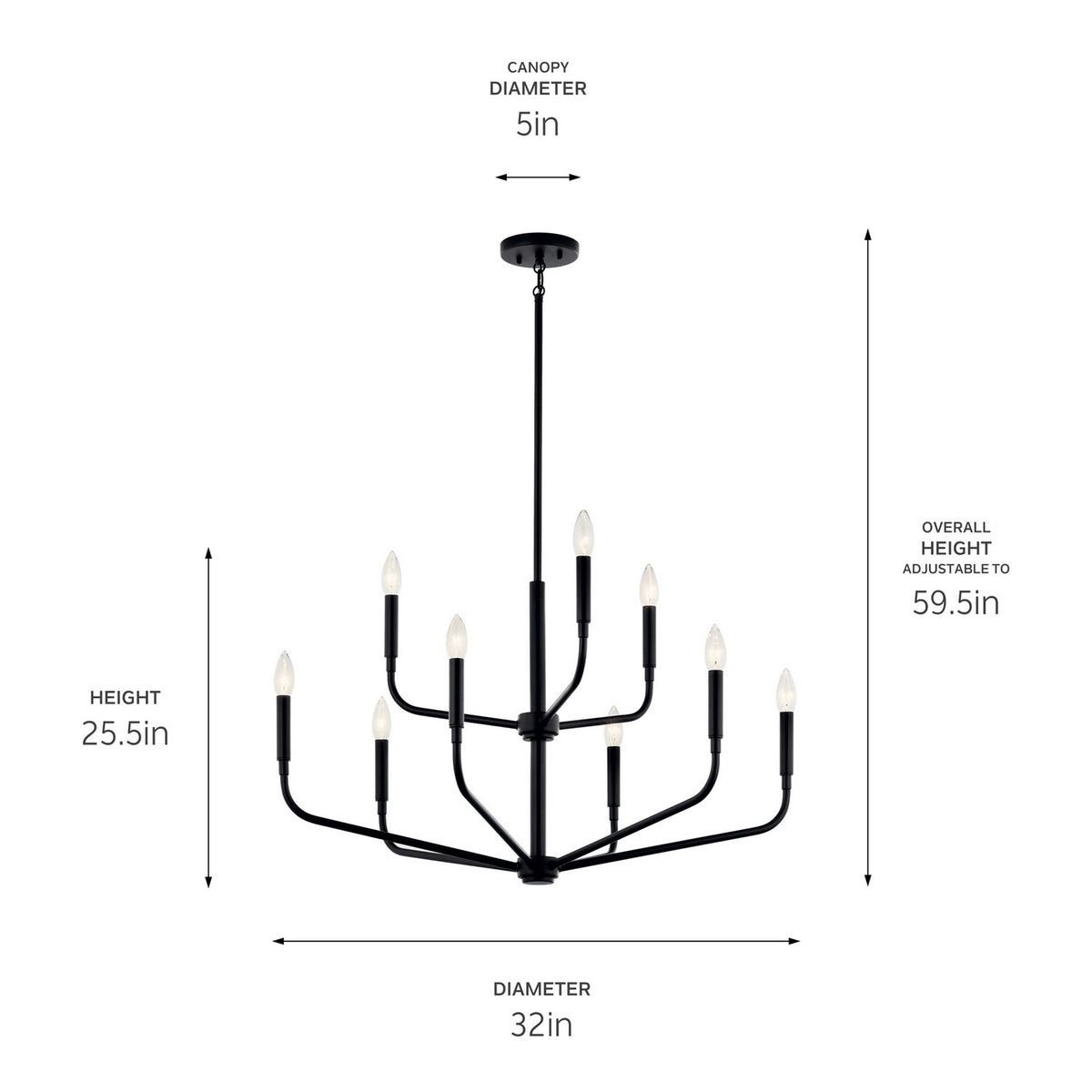 Lustre 9 lumières | Madden