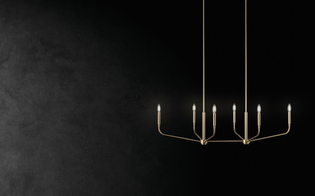 Lustre linéaire 6 lumières | Madden