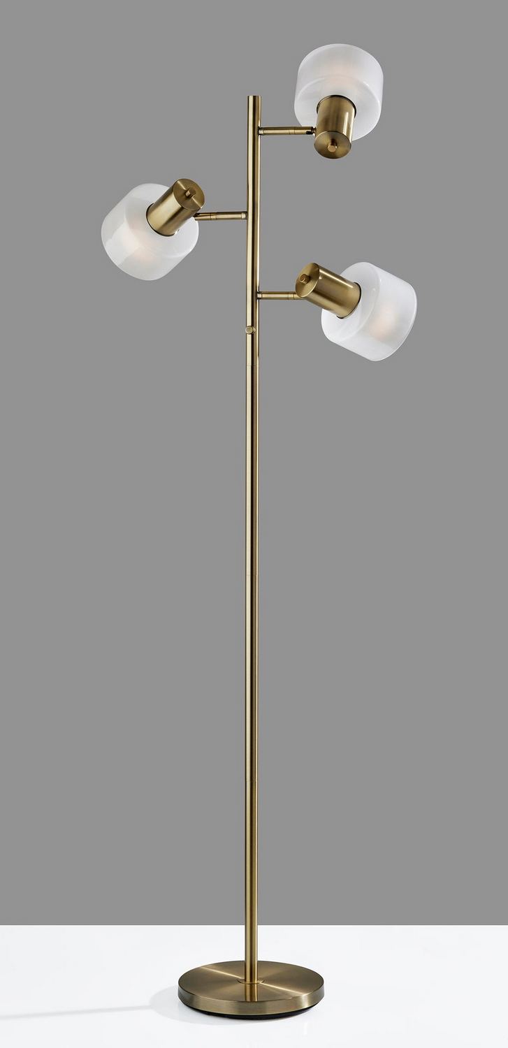 Lampadaire à têtes multiples 3 lumières | Rhodes