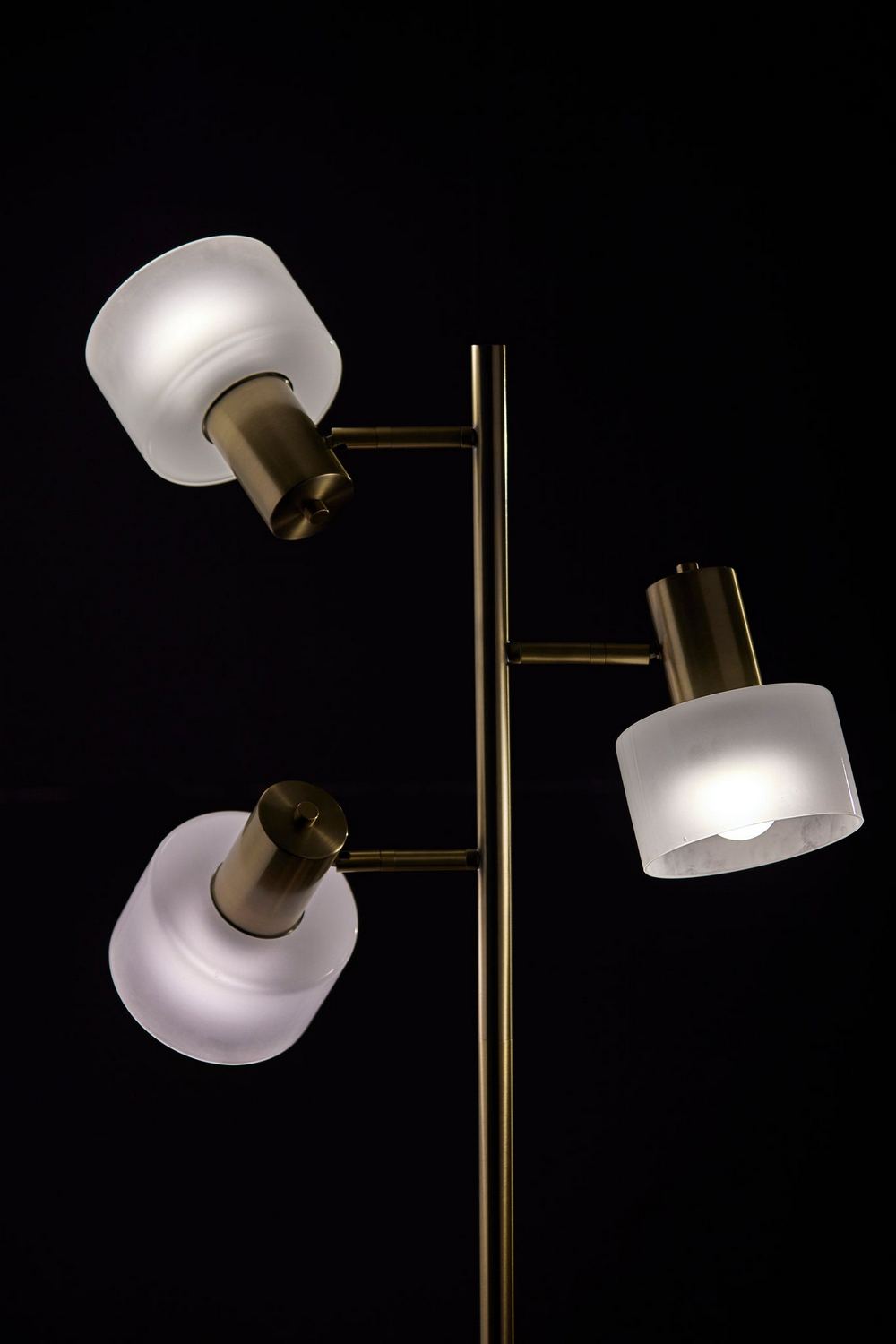 Lampadaire à têtes multiples 3 lumières | Rhodes