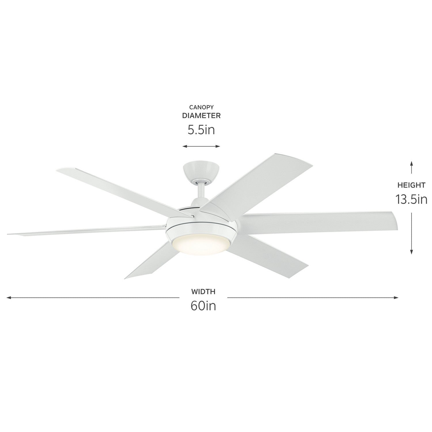 Ventilateur de plafond 60 po | Mint