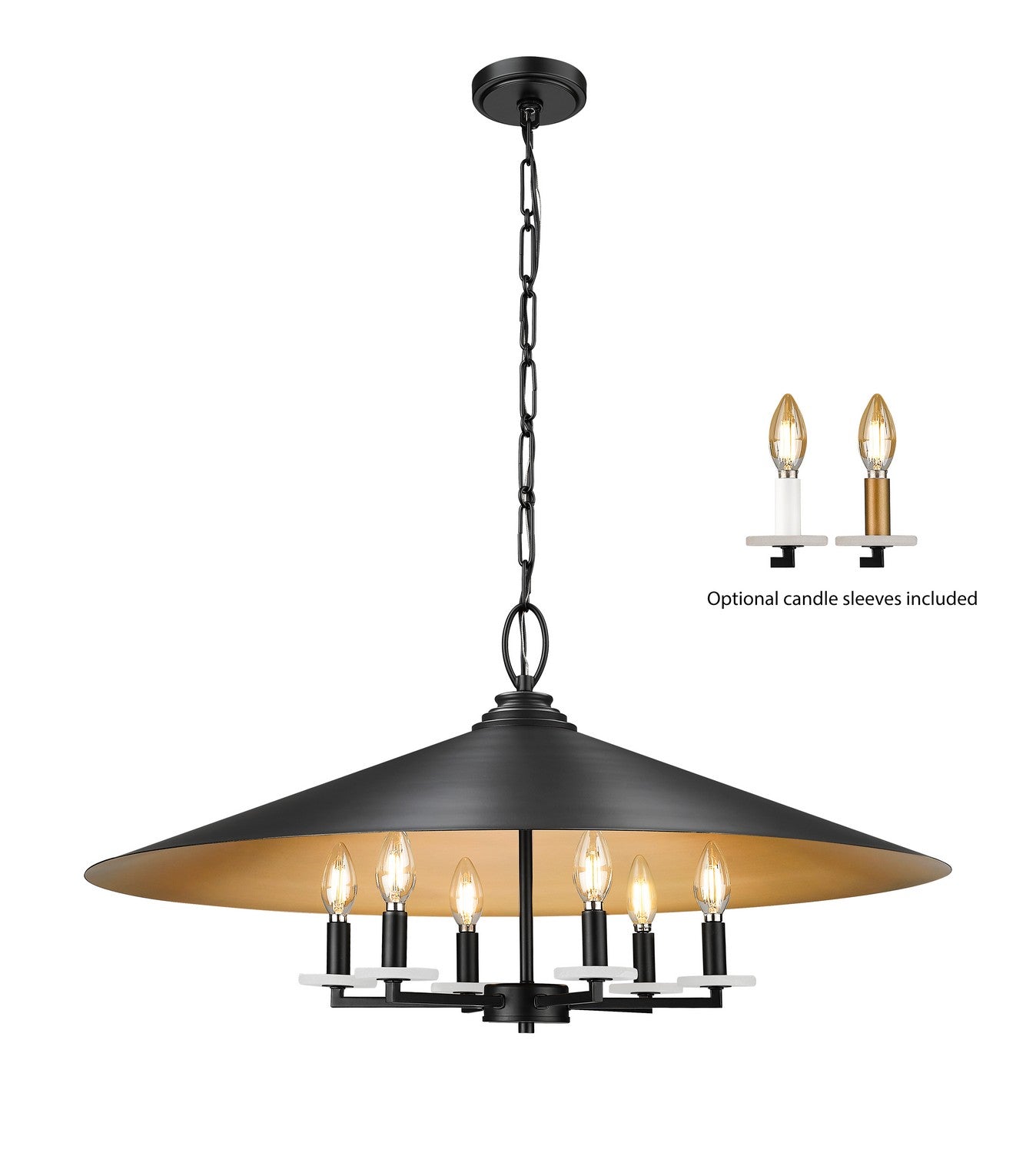 Suspension 6 lumières | Rialto