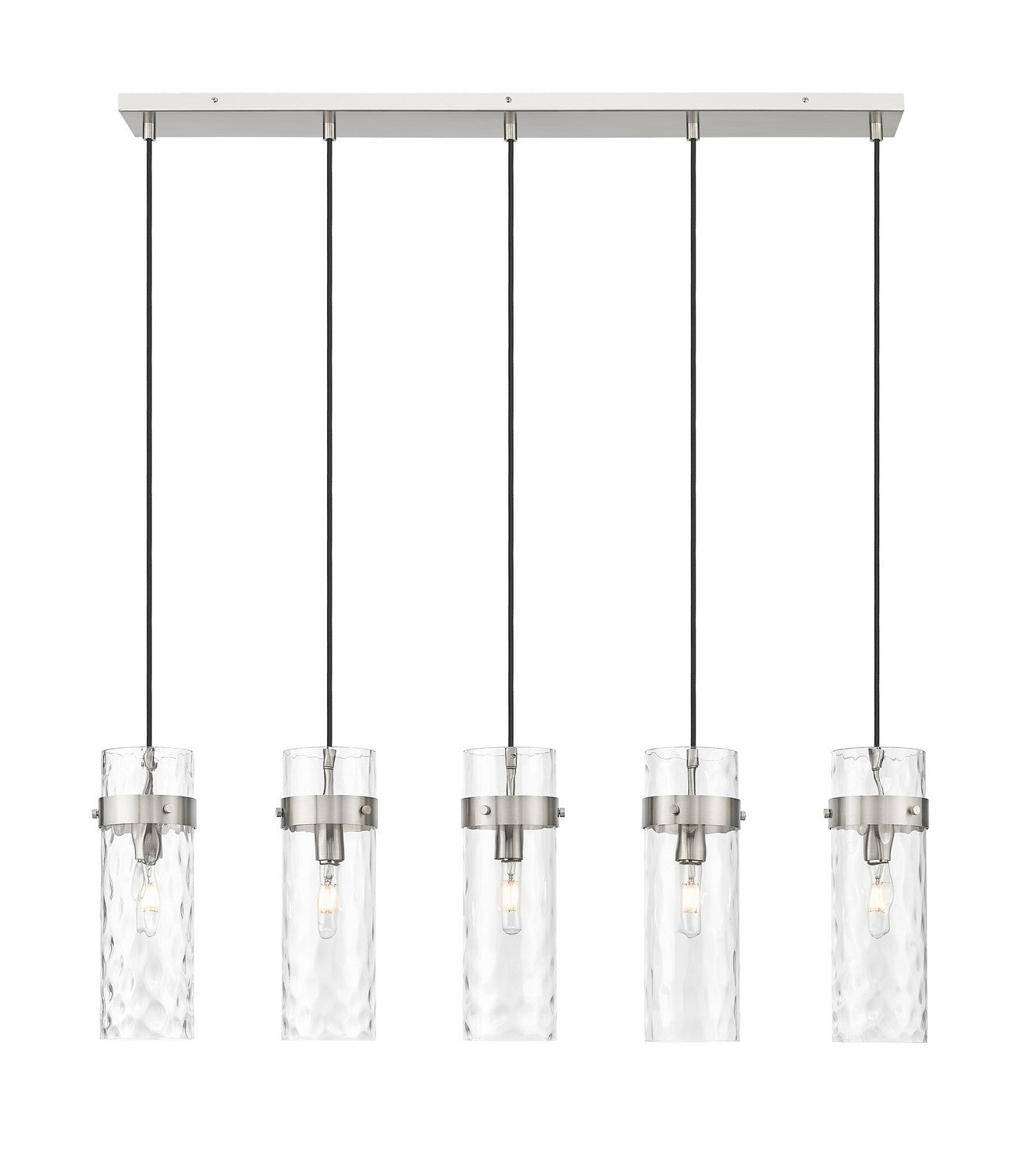 Lustre linéaire 5 lumières | Fontaine