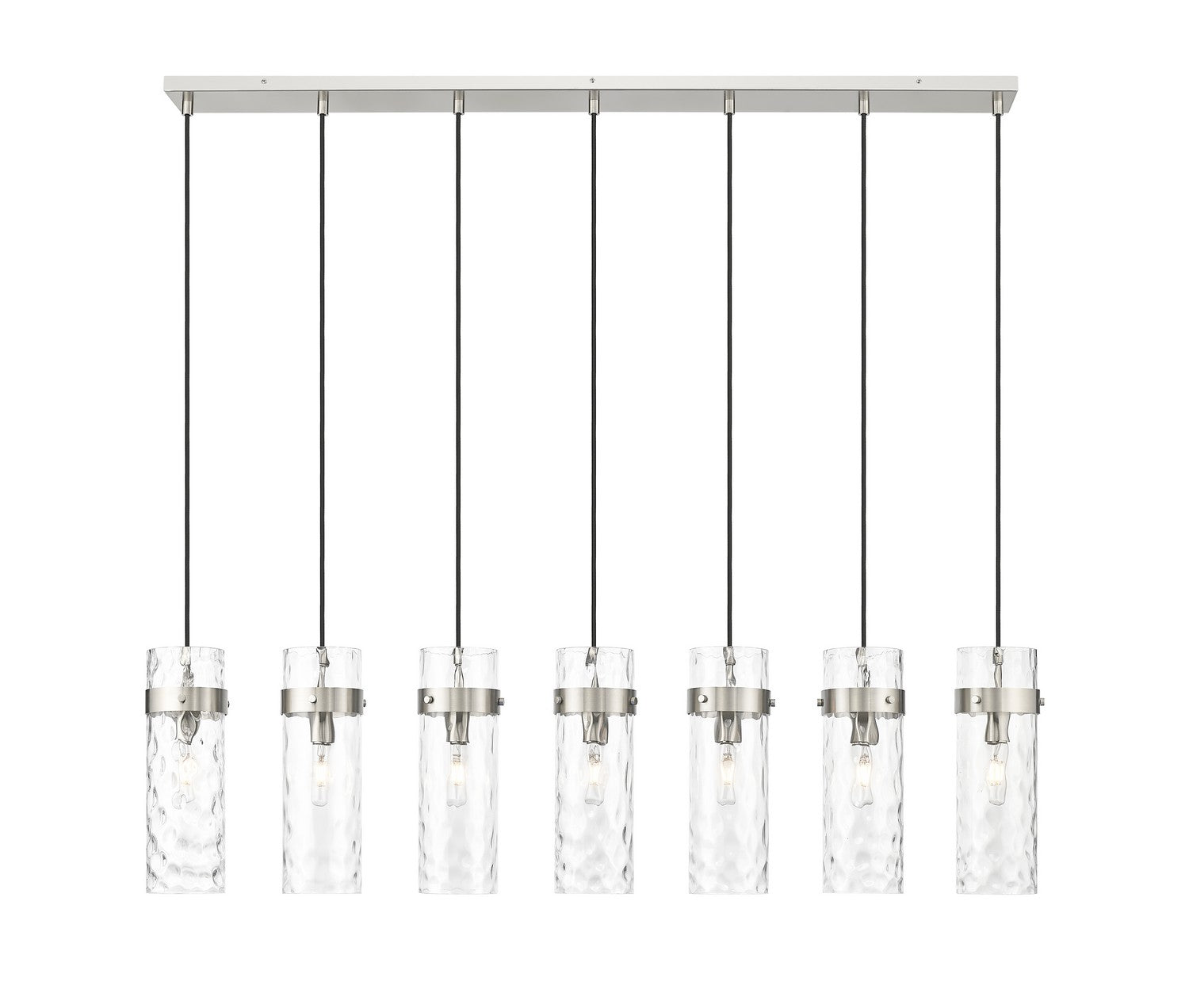 Lustre linéaire 7 lumières | Fontaine