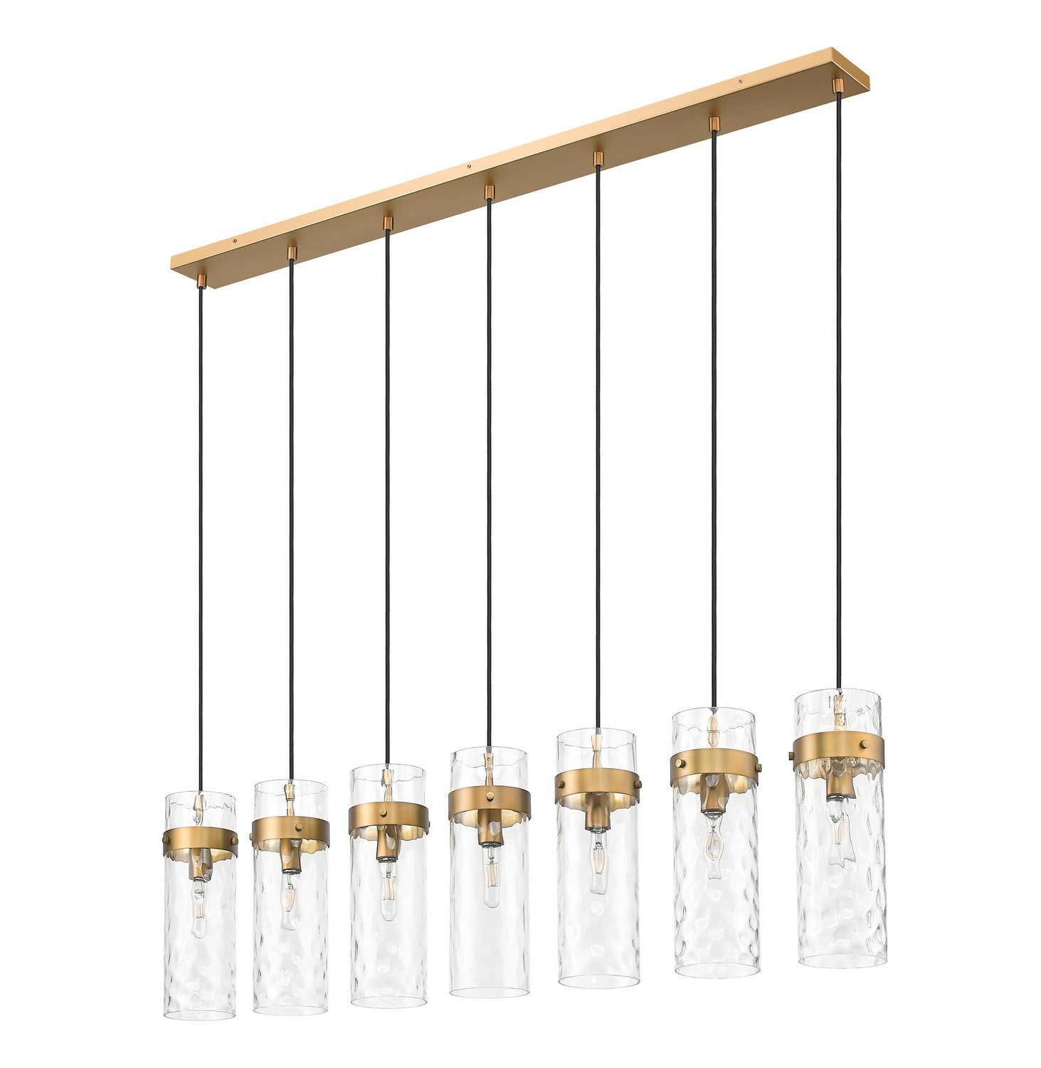 Lustre linéaire 7 lumières | Fontaine