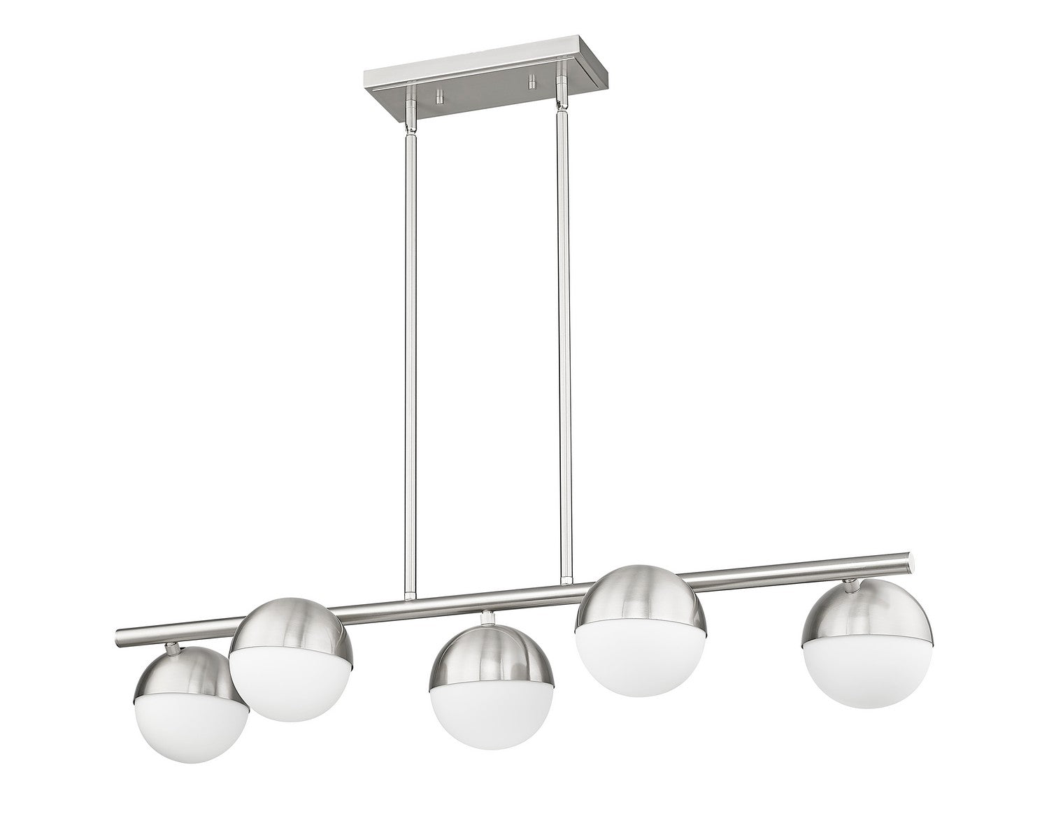 Lustre linéaire 5 lumières | Realm Sphere