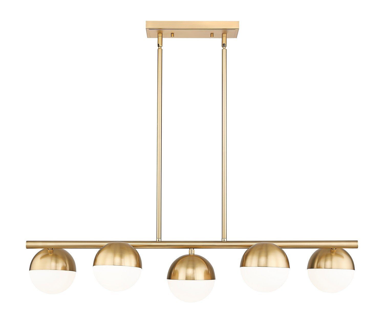 Lustre linéaire 5 lumières | Realm Sphere