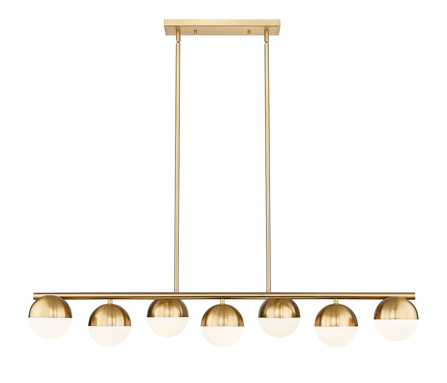 Lustre linéaire 7 lumières | Realm Sphere
