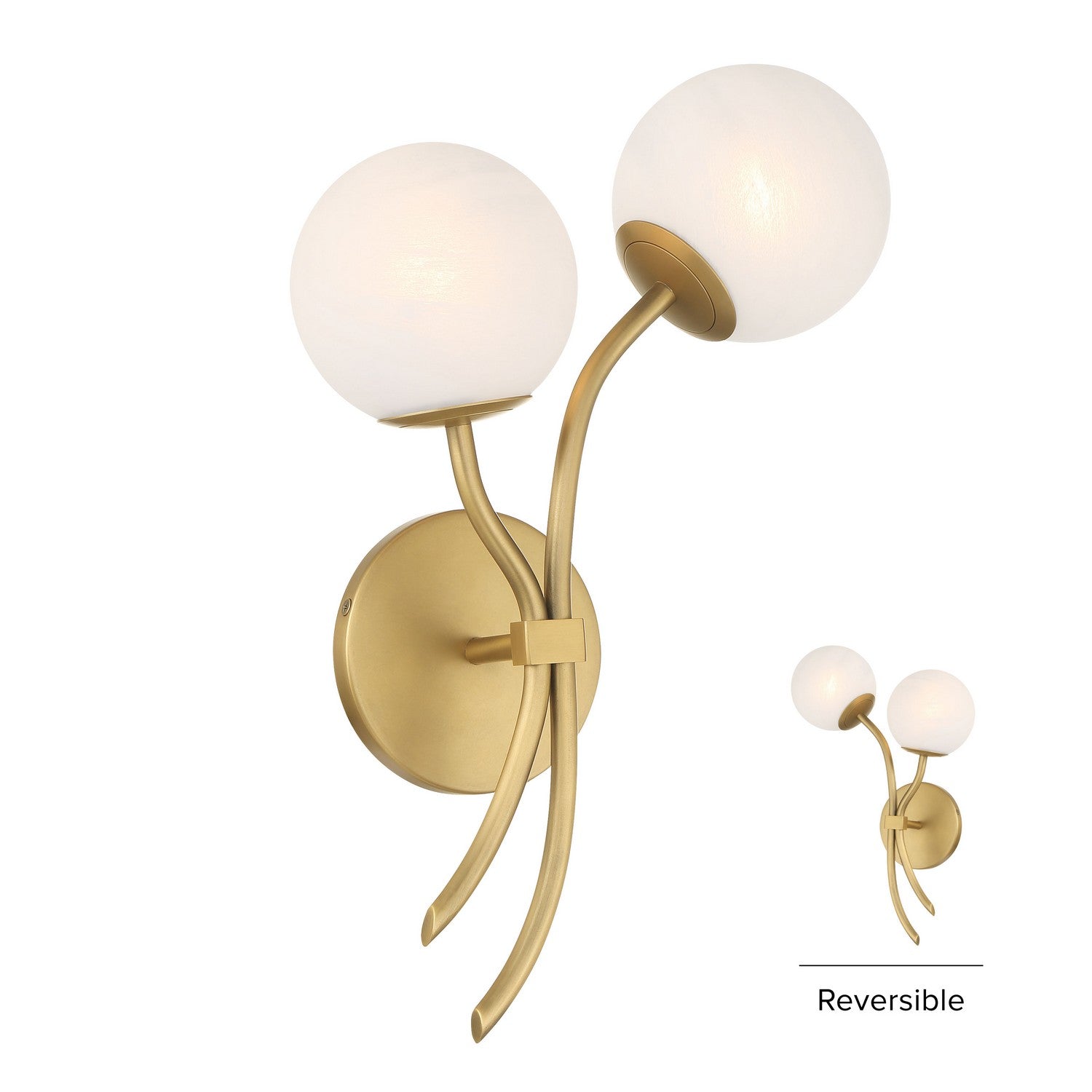 Applique murale 2 lumières | Curven