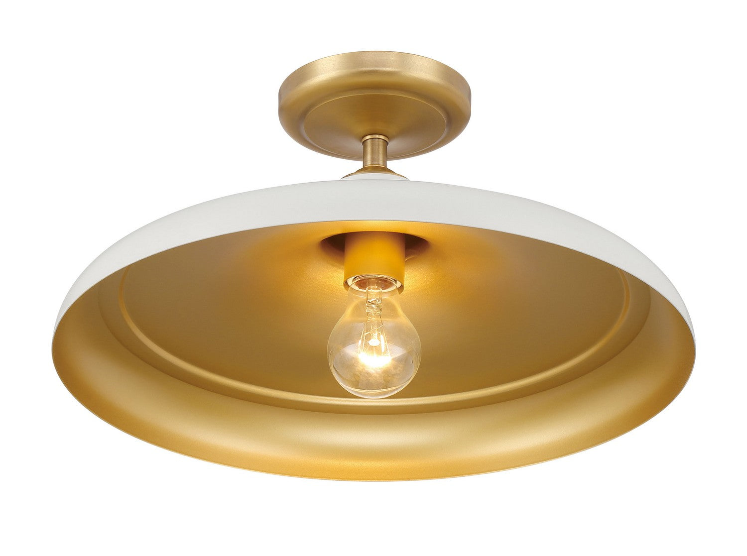Semi-plafonnier 1 lumière | Crowne